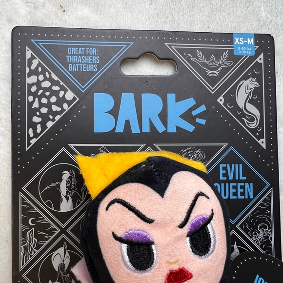 New Bark Brand Disney Villains Evil Queen Dog Toy - Picture 3 of 6
